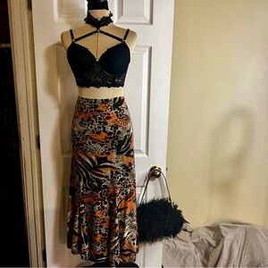 Lace Choker Rave Halter Black Edgy Gothic Underwire Cup Bralette‎ M